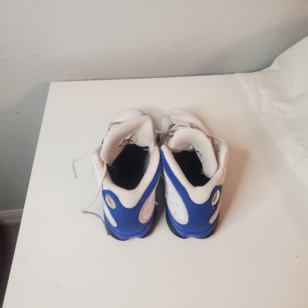 Jordan blue and white 3 youth
